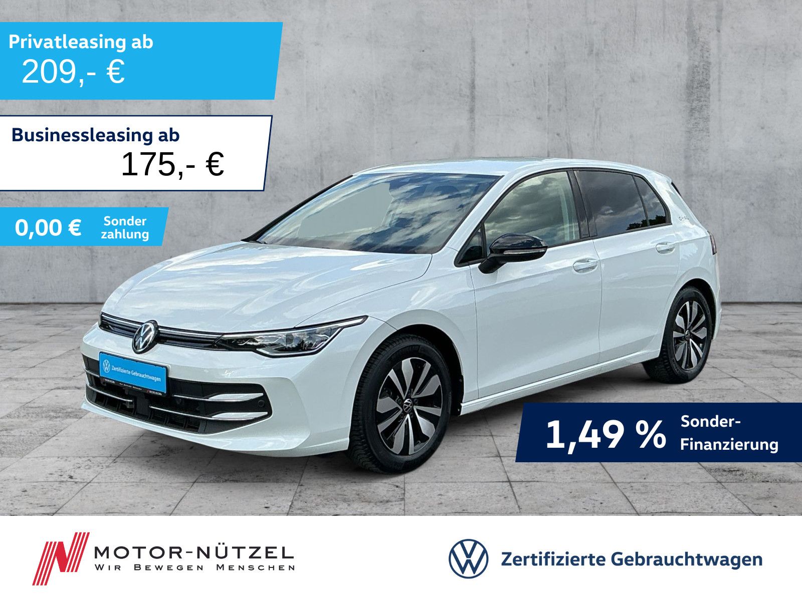 Volkswagen Golf VIII 1.5 eTSI DSG GOAL MATRIX+NAVI+AHK+ACC