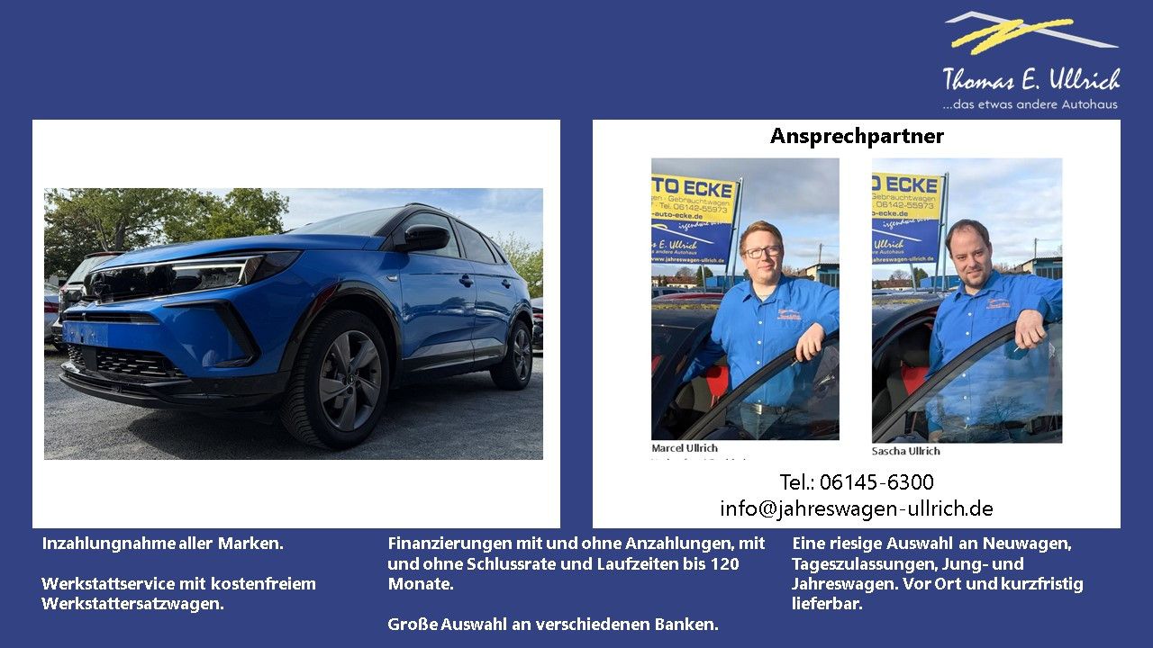 Fahrzeugabbildung Opel Grandland 1.2 Turbo GS 96KW Automatik