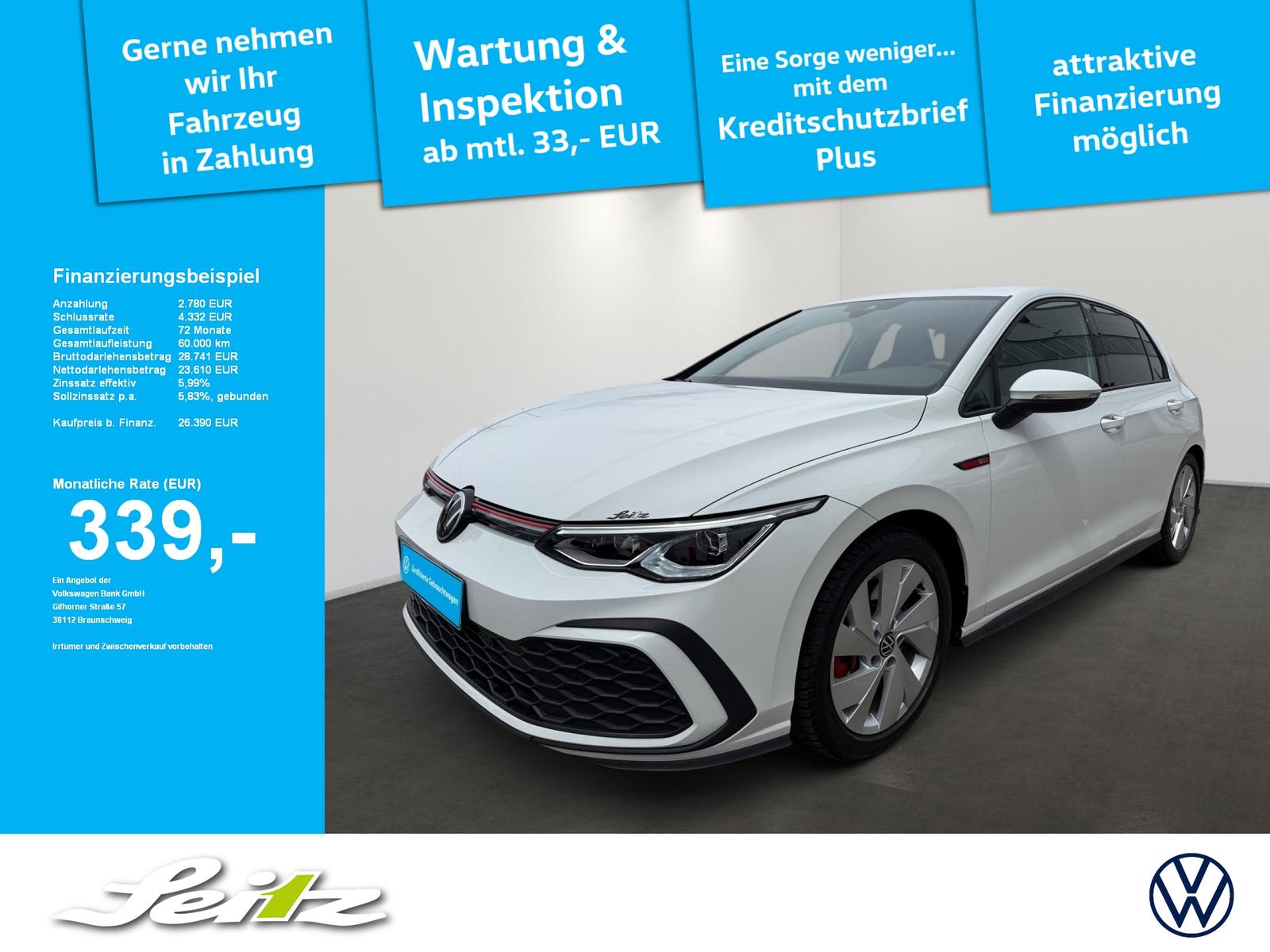 Volkswagen Golf VIII 2.0 TSI GTI *LED*KAMERA*SITZH*