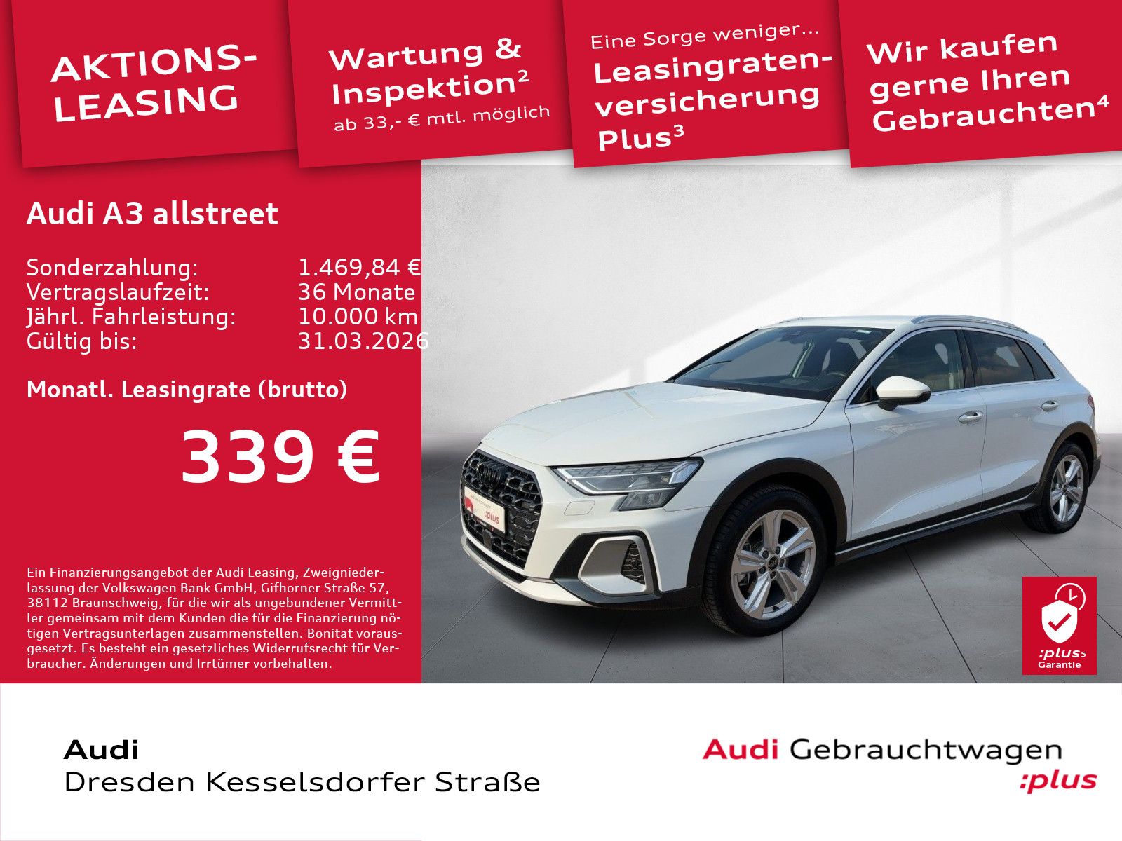 Audi A3 allstreet 35 TFSI AHZV Kamera LED Navi