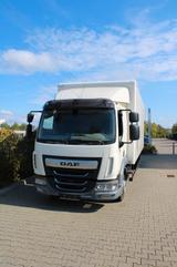 DAF LF 210 mit geschlossenen Kofferaufbau - Kofferaufbau
