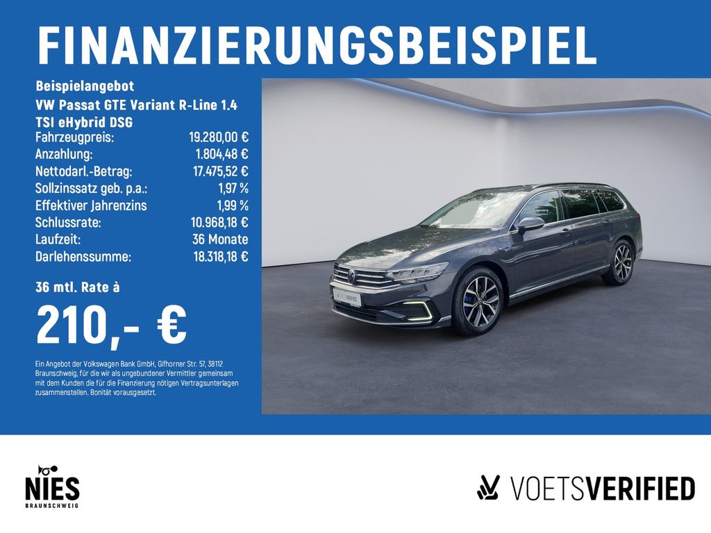 Volkswagen Passat GTE Variant R-Line 1.4 TSI eHybrid DSG