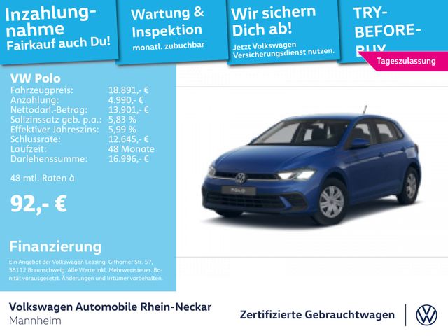 Volkswagen Polo 1.0 Gar.2029 App-Connect Lane Assist Front