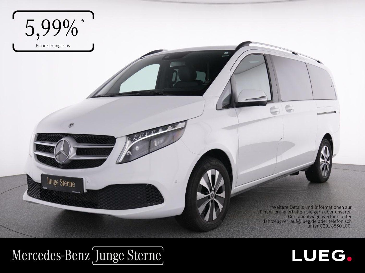 Mercedes-Benz V 300 d 4M Pano+Burm+LED-ILS+AHK+Sthz+Leder+360+