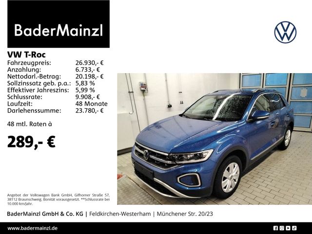 Volkswagen T-Roc 1.5 TSI DSG Style Carplay LED AHK Kamera