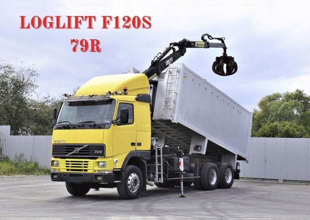 Volvo FH 12 460 Abrollkipper * LOGLIFT F120S 79R * TOP