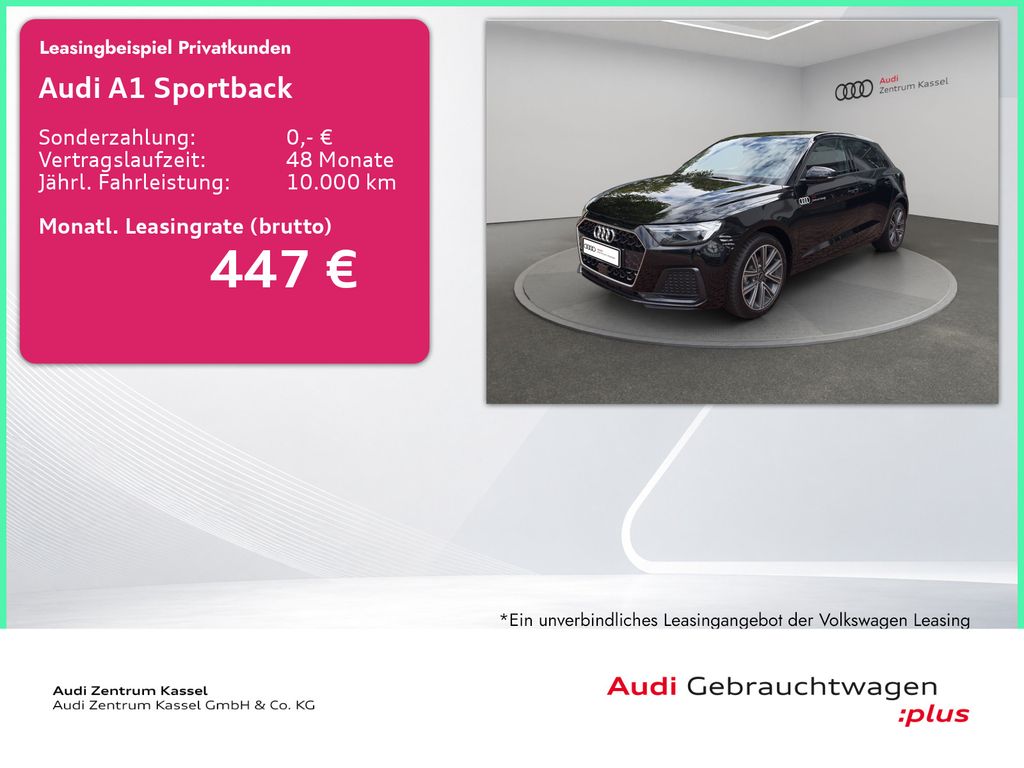 A1 Sportback Advanced 30 TFSI 85(116) kW(PS) Sch
