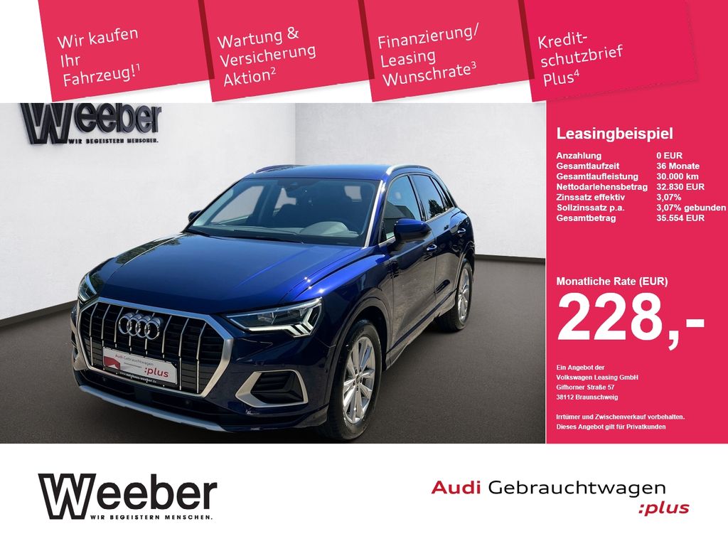 Audi Q3 *AHK*NAVI*LED*GRA*SHZ*KESSY*18ZOLL*5J GAR