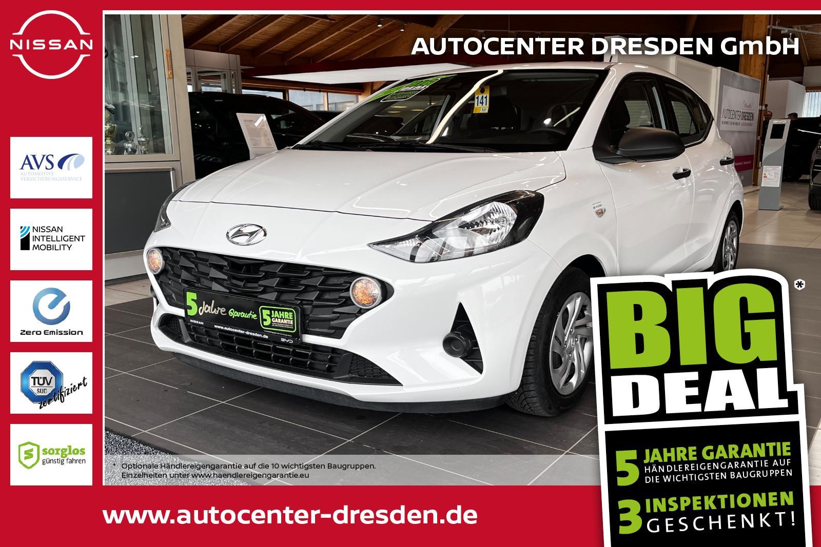 Hyundai i10 1.0 Select Klima Fernlichtass.+SpurH+Tempoma