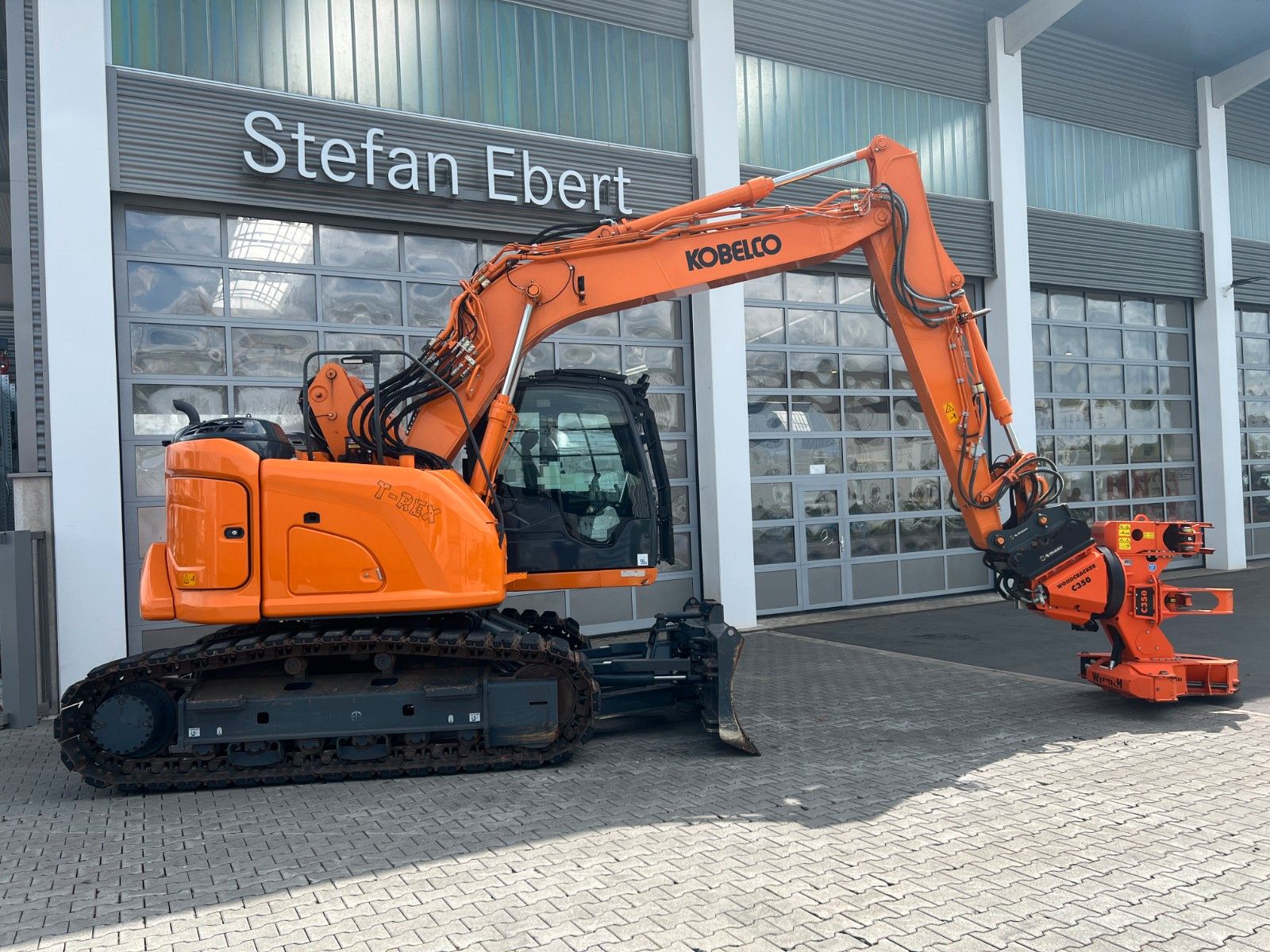 Fahrzeugabbildung Kobelco ED160 BR-7 / nur 999h! / Woodcracker Löffelpaket