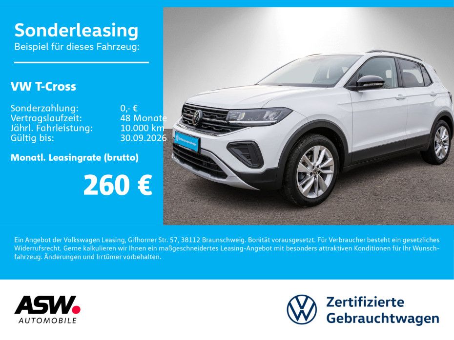 Volkswagen T-Cross Goal 1,0 TSI LED NAVI ACC PDC SHZ