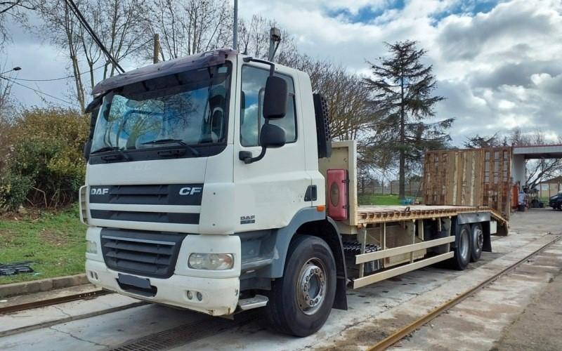 DAF CF 85.360 9m + 4m hydraulic ramps