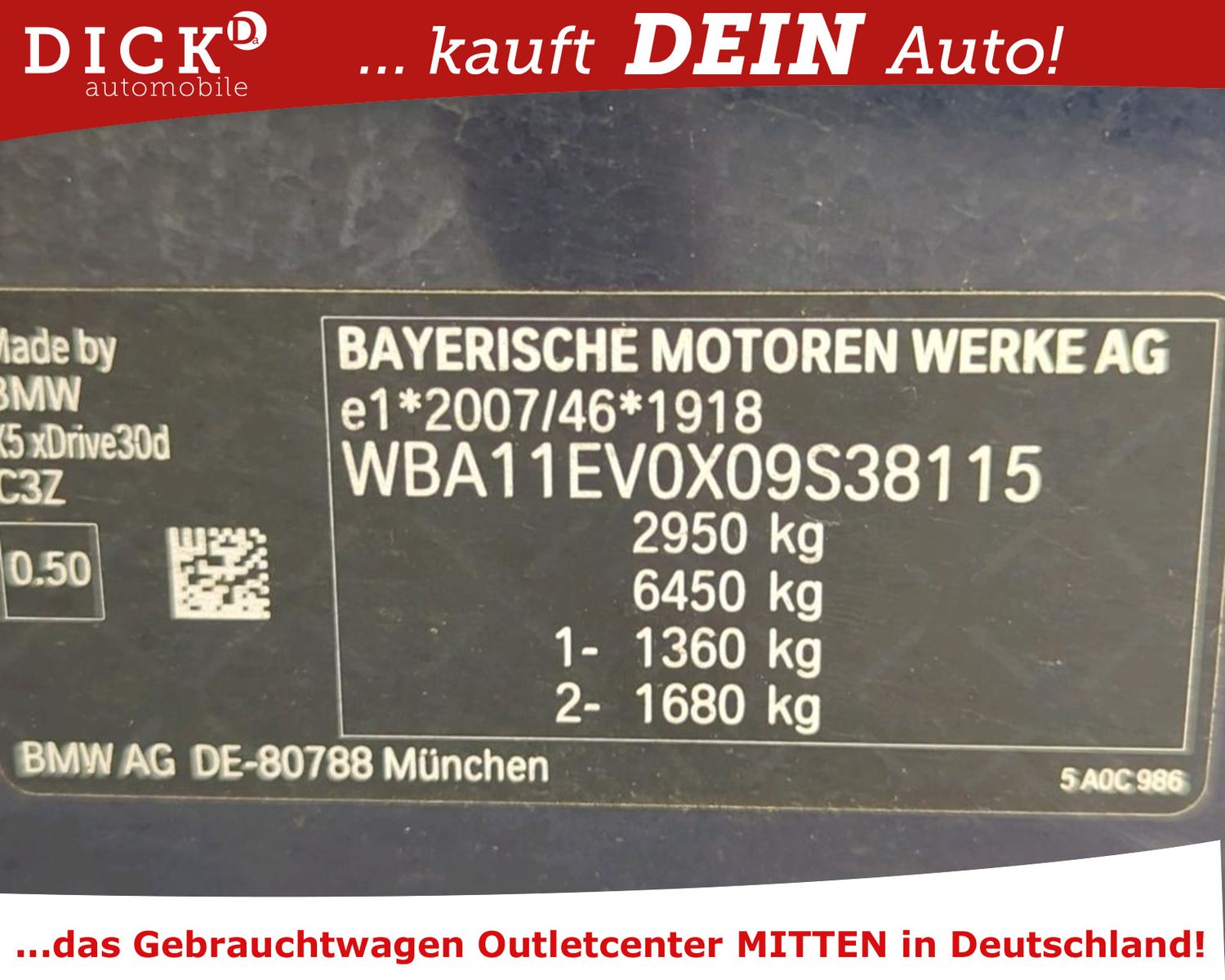 Fahrzeugabbildung BMW X5 xDrive30d  LED+/NAVI/VIRTU/H&K/PANO/AHK/19"LM