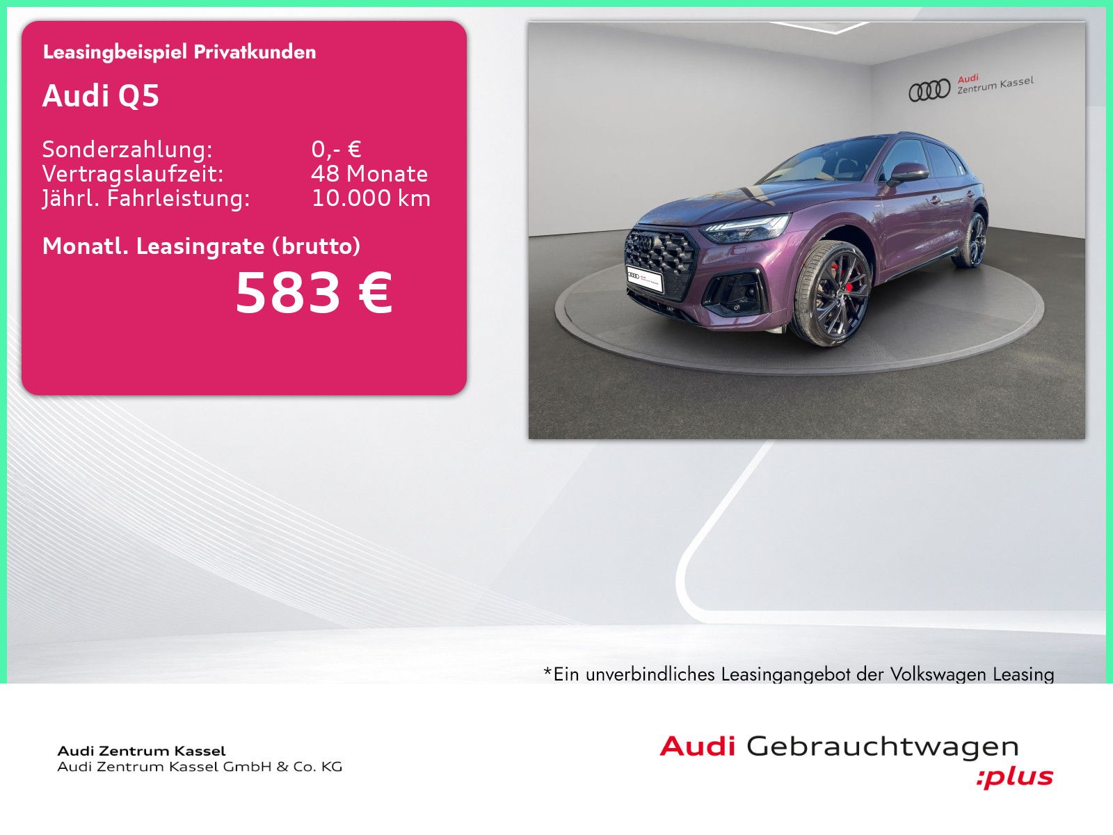 Audi Q5 40 TDI qu. S line Matrix B&O Pano AHK Kamera