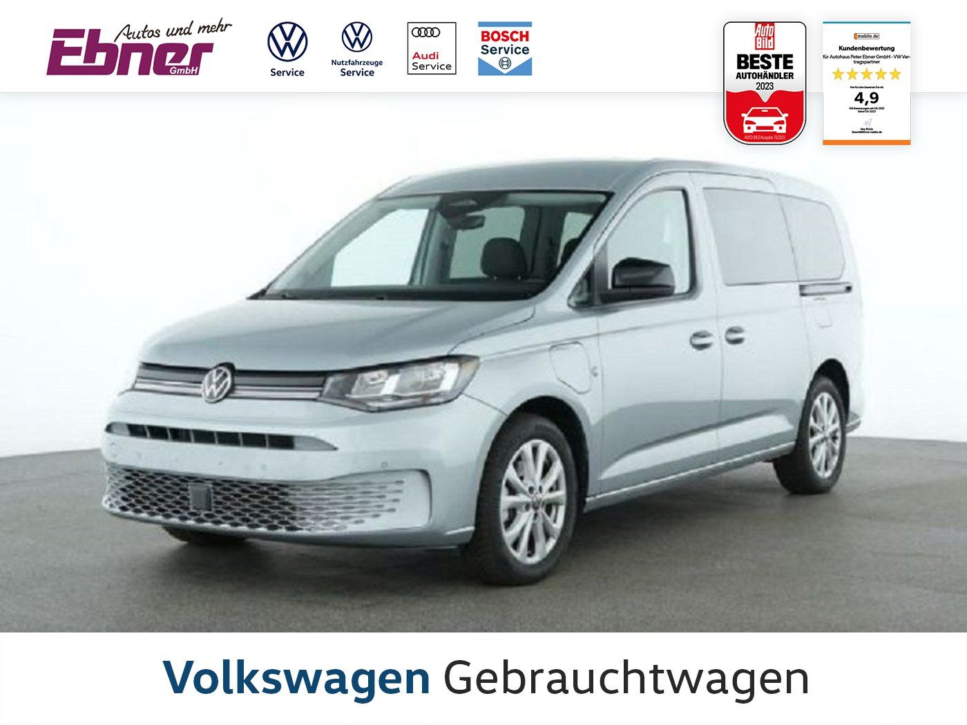 Volkswagen Caddy Maxi eHybrid PHEV 20KWh DSG NP:56tEUR! 7SI