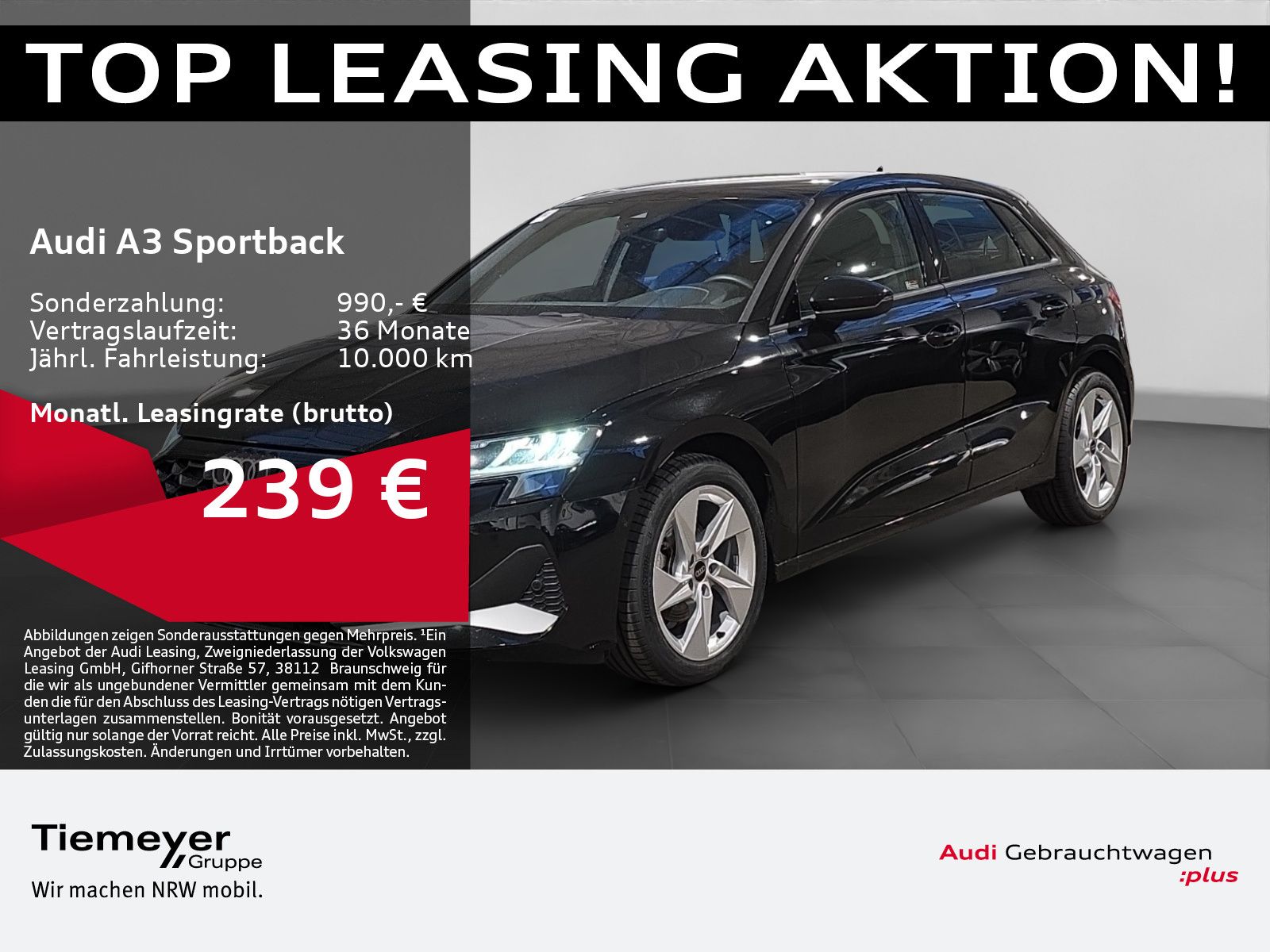 Audi A3 Sportback 30 TDI ADVANCED LM17 AUDI-SOUND SIT