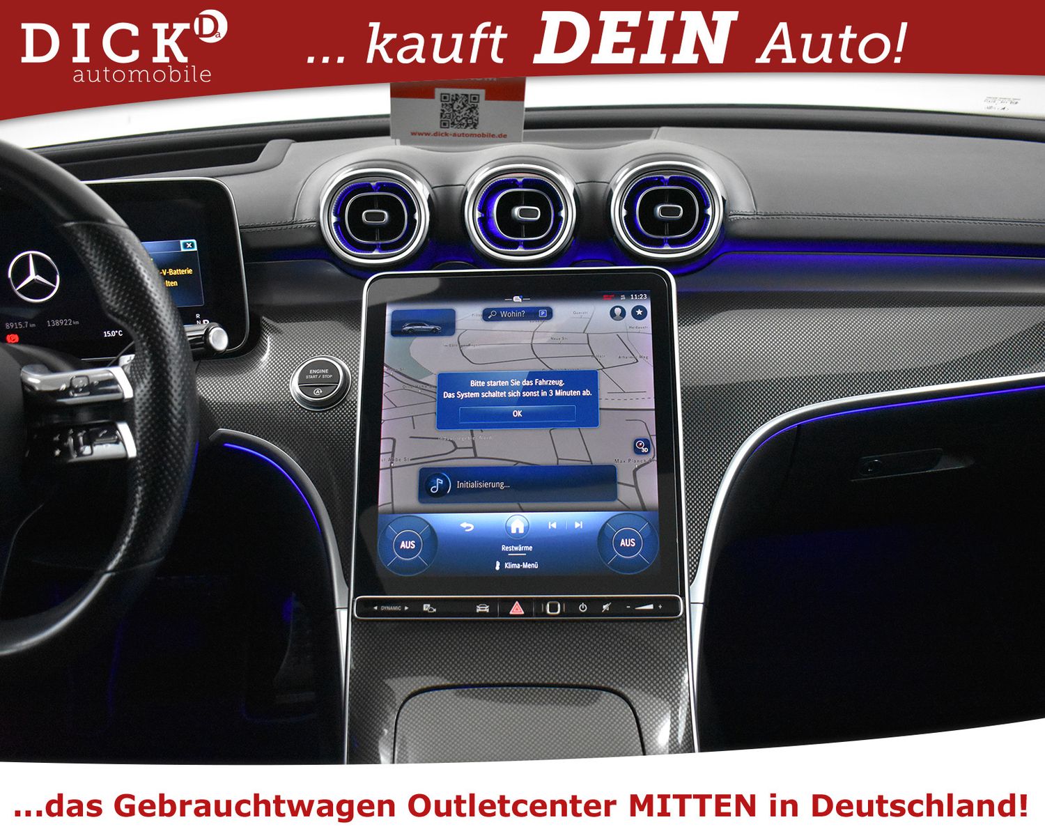 MERCEDES-BENZ C300d T AMG Line PANO+BURMES+360+WIDES+HEAD+AHK+ - Image 14