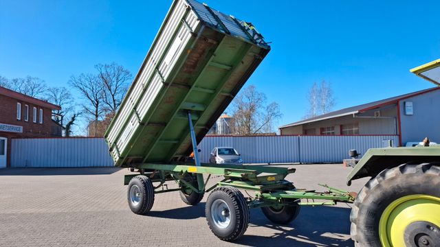 Krone DK 220-8 Dreiseitenkipper Alu grün 8t BJ. 1994