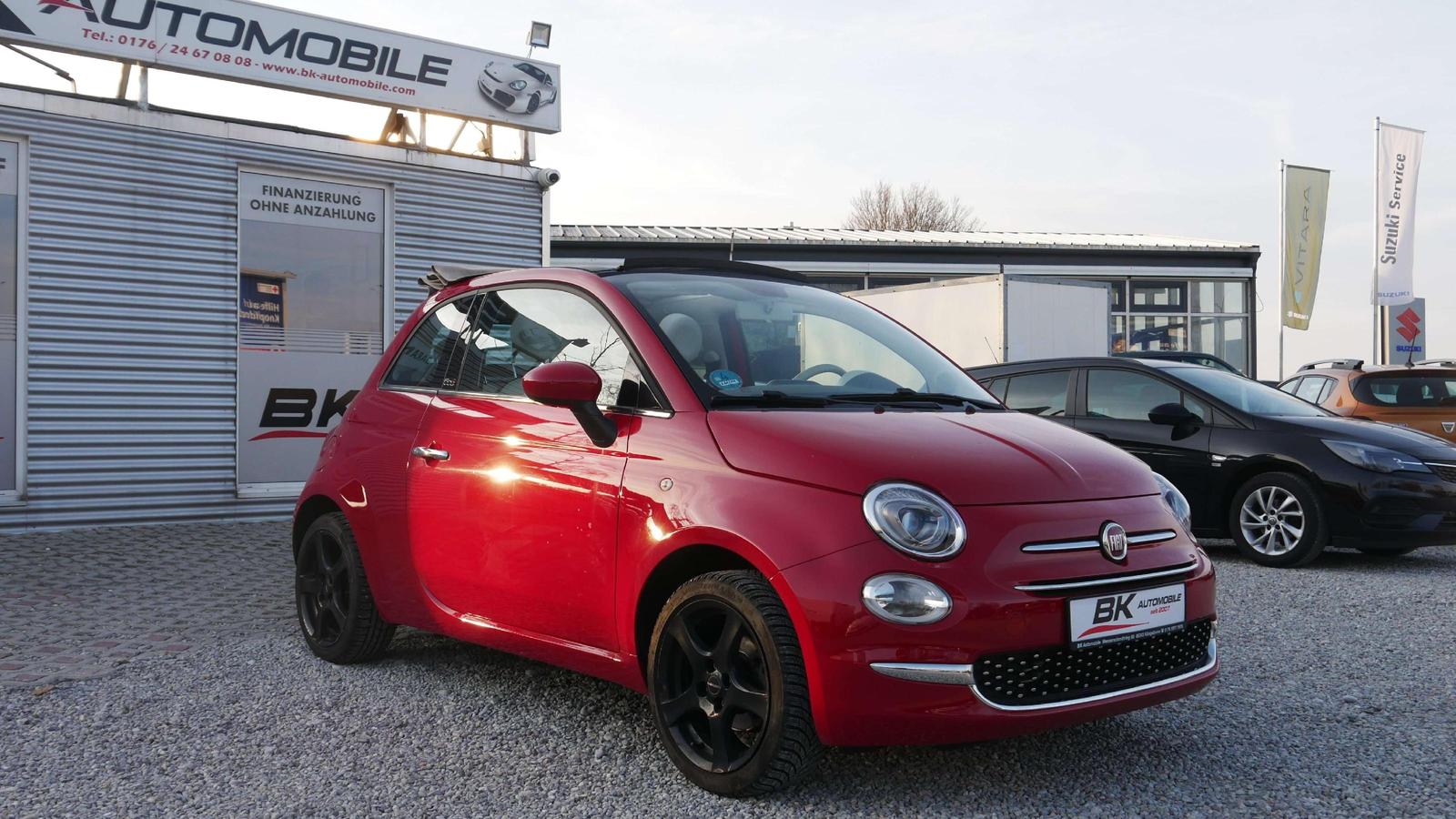 Fiat 500 Cabrio Einparkhilfe Klimaautomatik Tempomat 