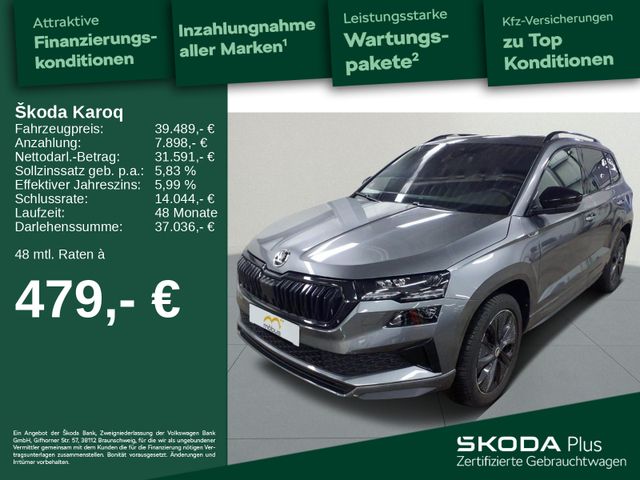 Skoda Karoq 2.0 TSI Sportline 4x4 *LED*NAVI*PANO*AHK*S