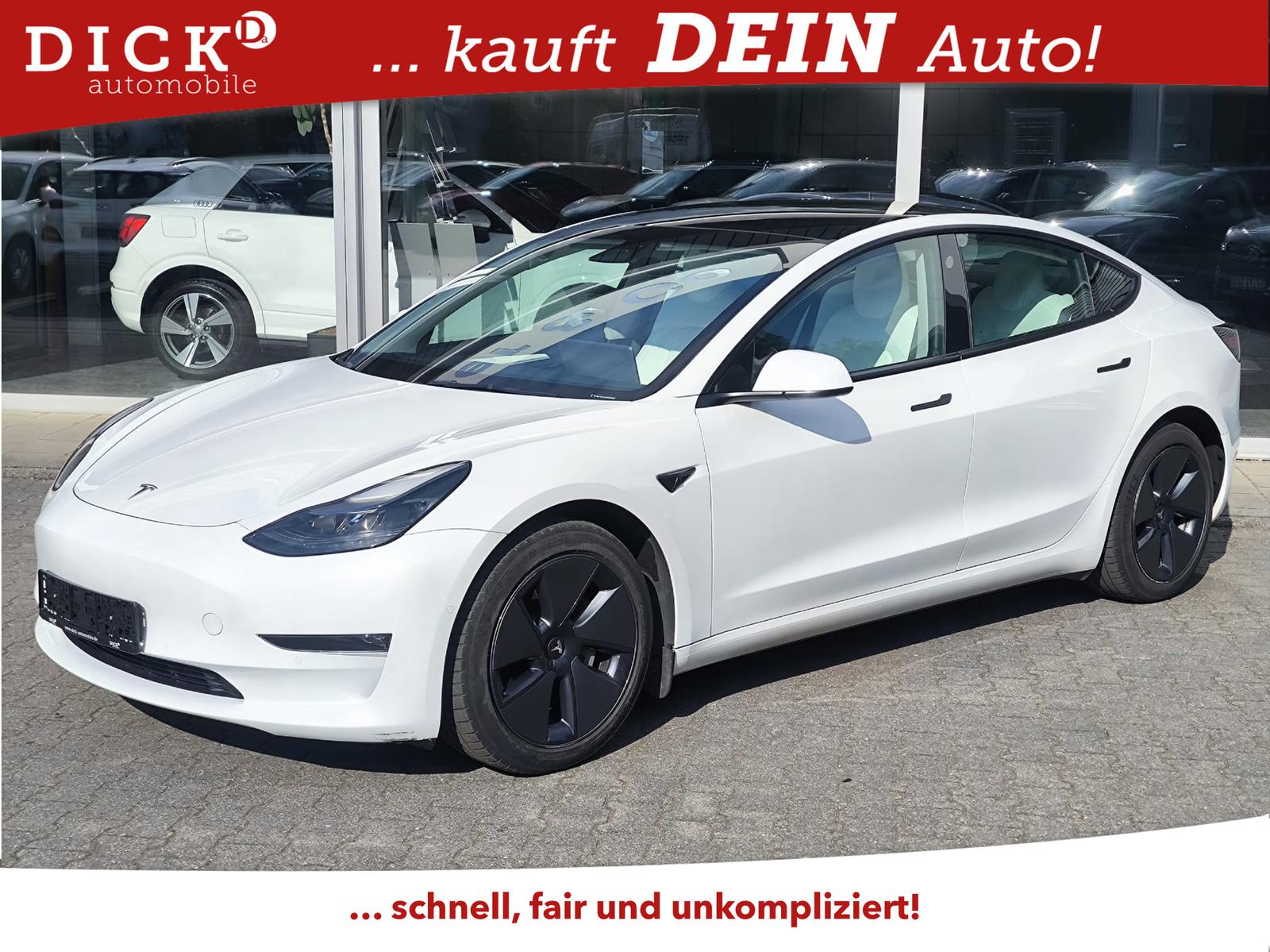 Tesla Model 3 LR Dual AWD PANO+STDHZ+LED+KAM+NAVI+ACC+