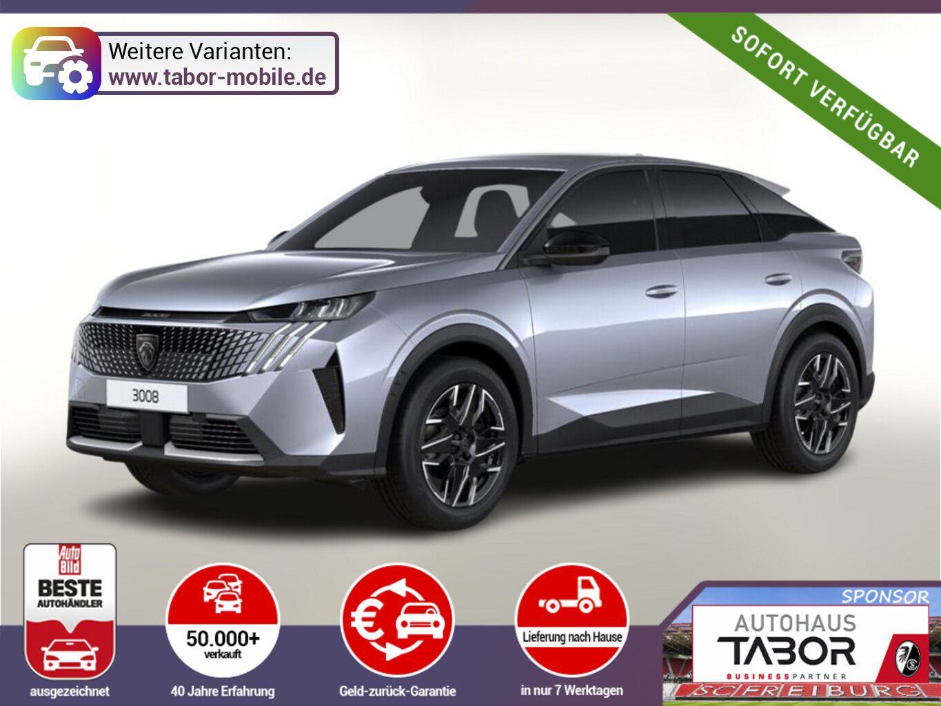 Peugeot 3008 Hybrid Allure ACC 21"-HD SHZ AWR UVP-39%*
