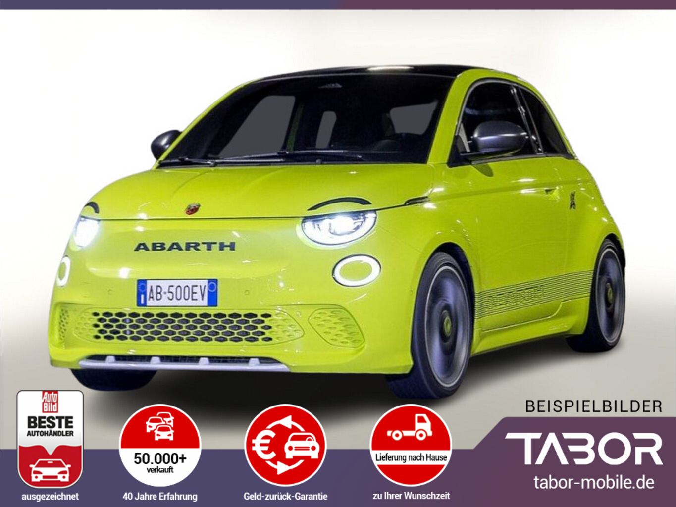 Abarth 500e 42 kWh Turismo LED Pano Nav JBL SHZ Kam PDC