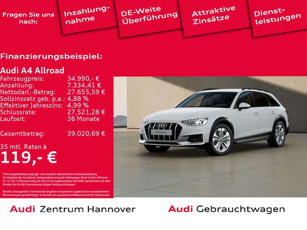A4 allroad quattro 40 TDI Kamera AHK Navi virtua