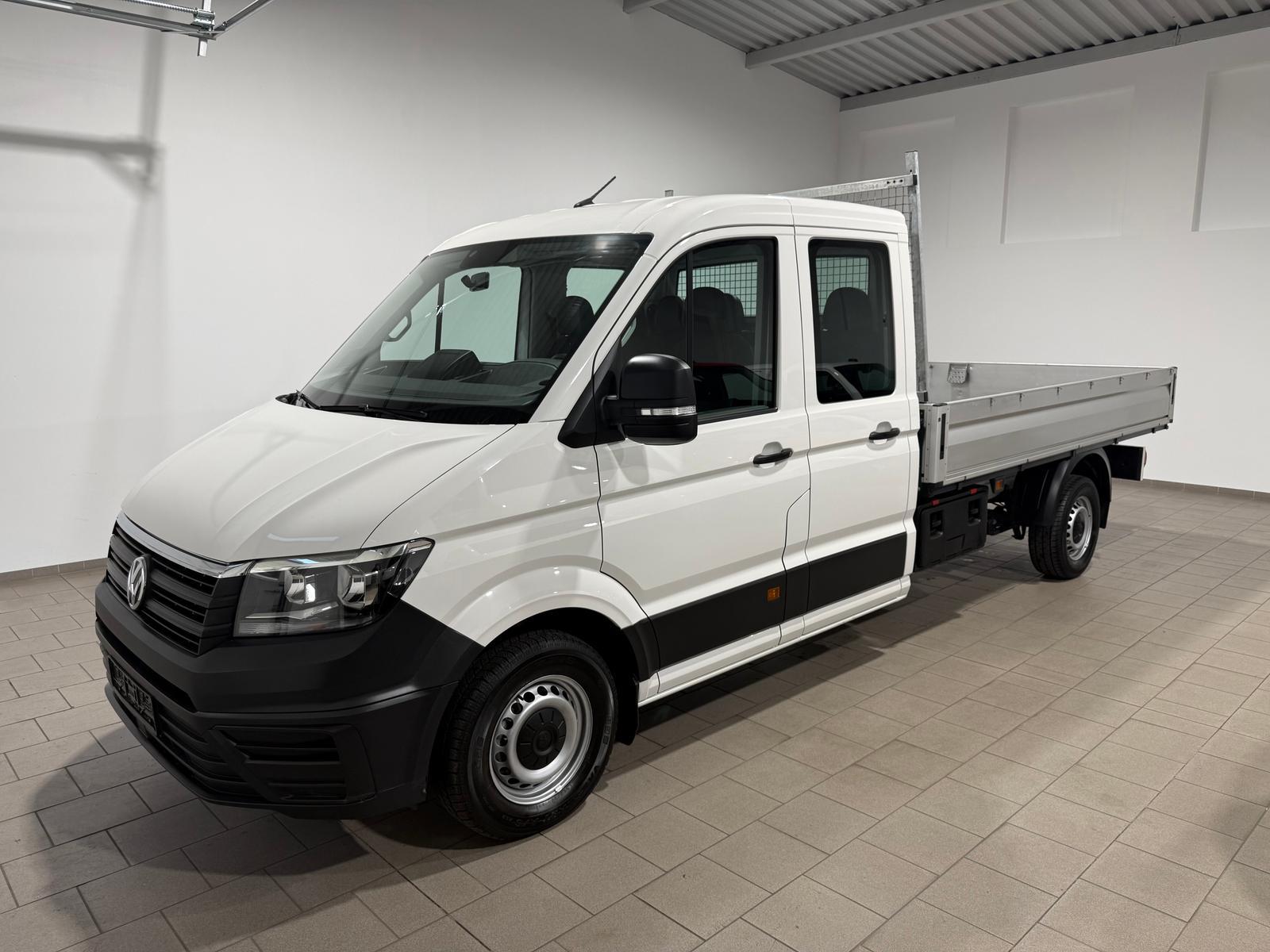 Volkswagen Crafter Pritsche-Doka(7-Si.),LR,Klima,DSG,Standh