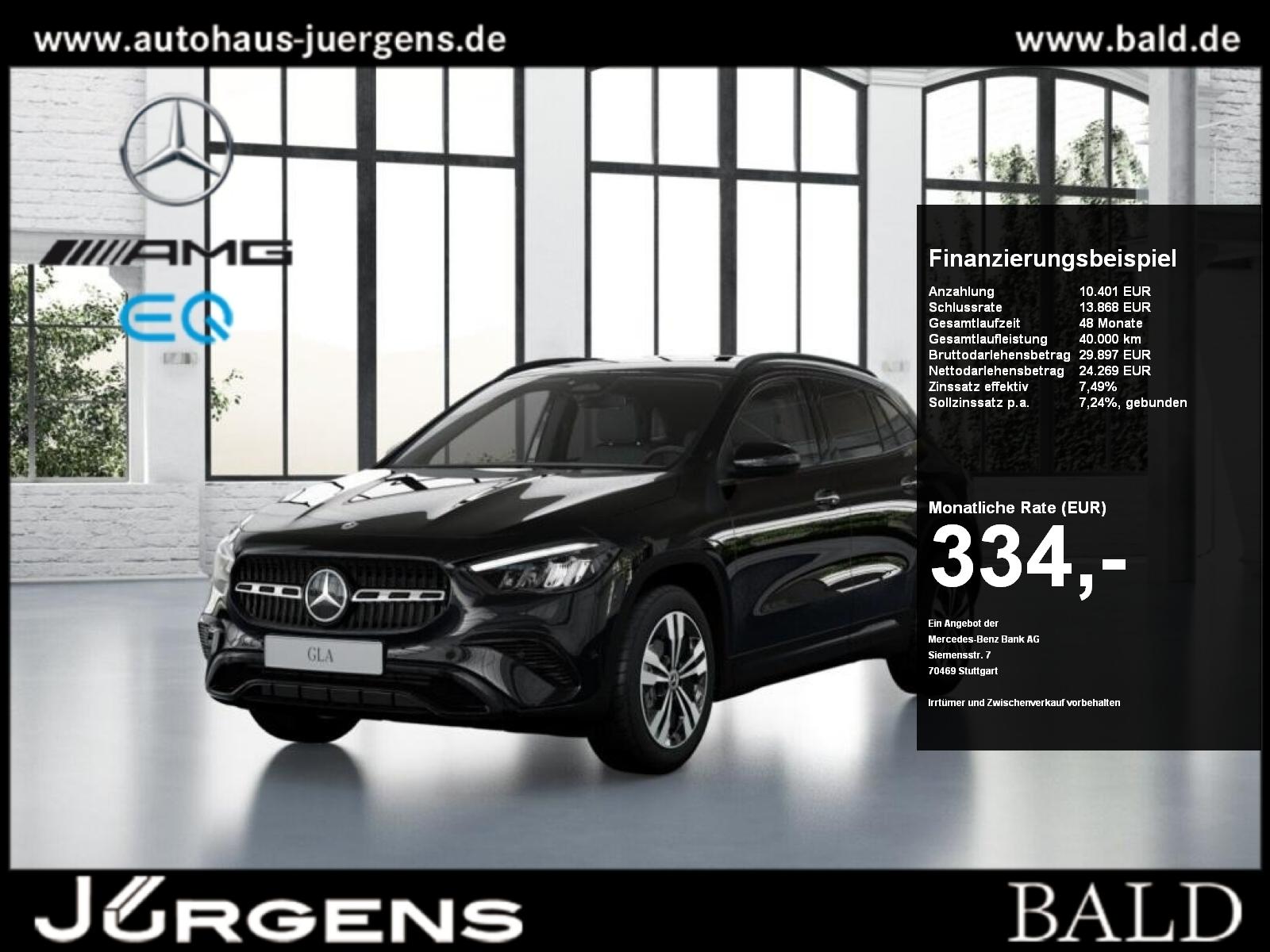 Mercedes-Benz GLA 180 Progressive Plus+AHK+LED+Voll DIGI+Kam