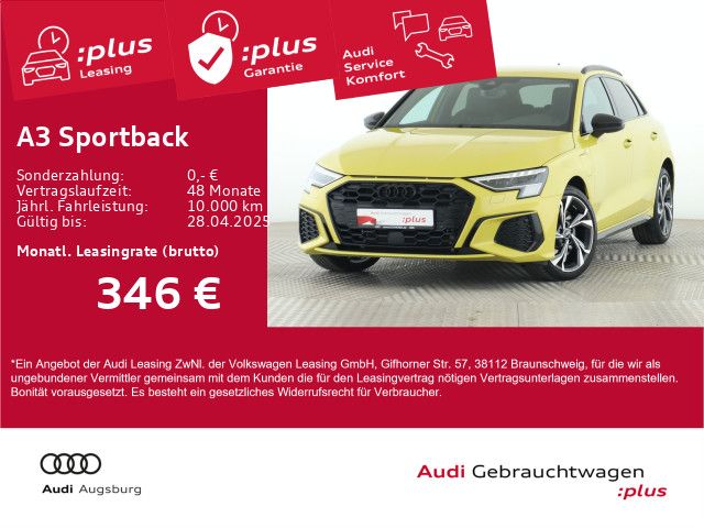 Audi A3 Sportback 45 TFSI e 2x S line*LED*AHK*8-fach