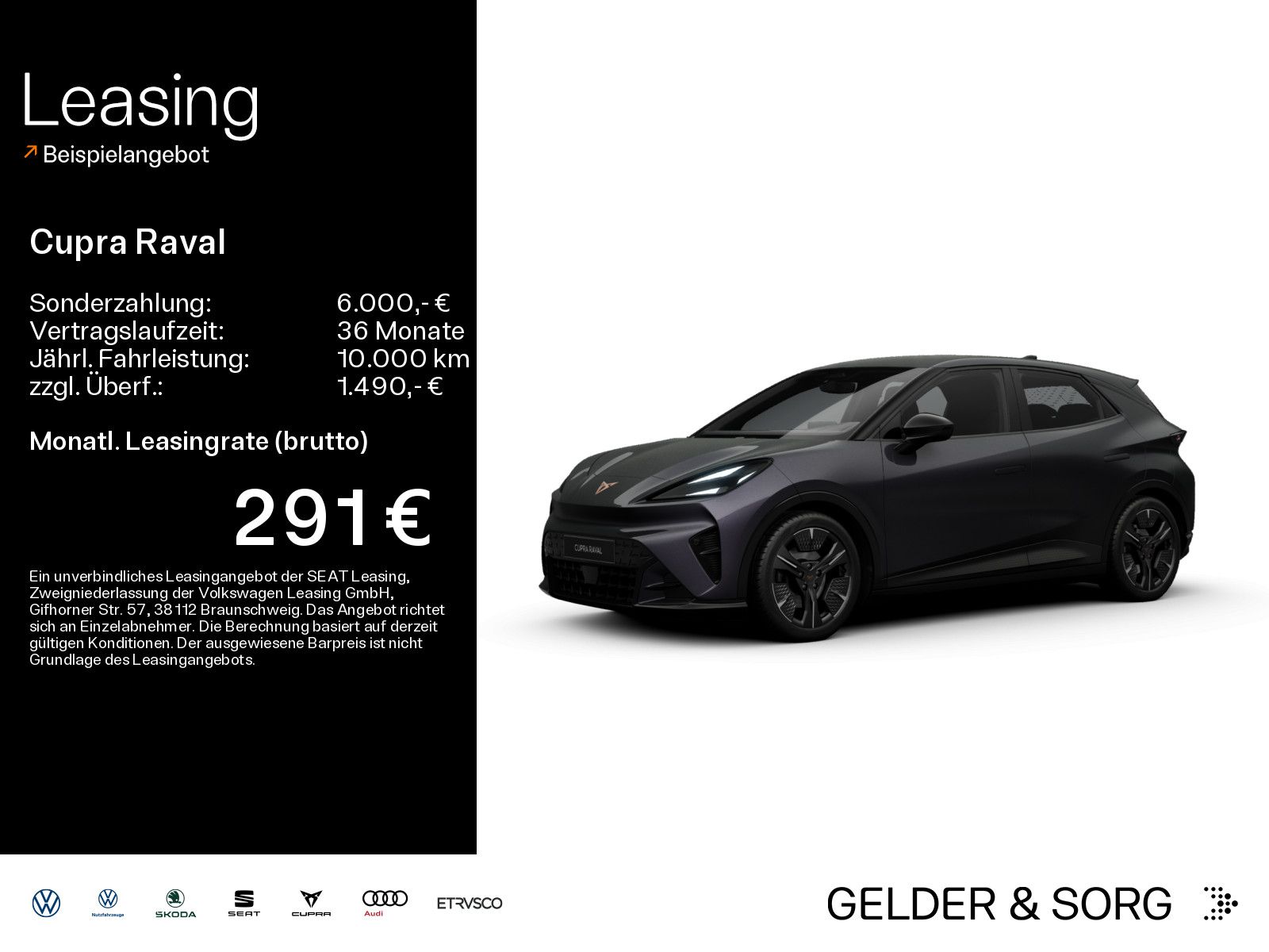 Cupra Raval Plus 37kWh RFK*NAVI*SHZ*ACC*LED*
