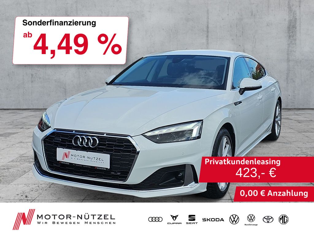 Abbildung Leasingangebot Audi A5 Sportback 40 TFSI QU S-TR ADVANCED MATRIX+RFK