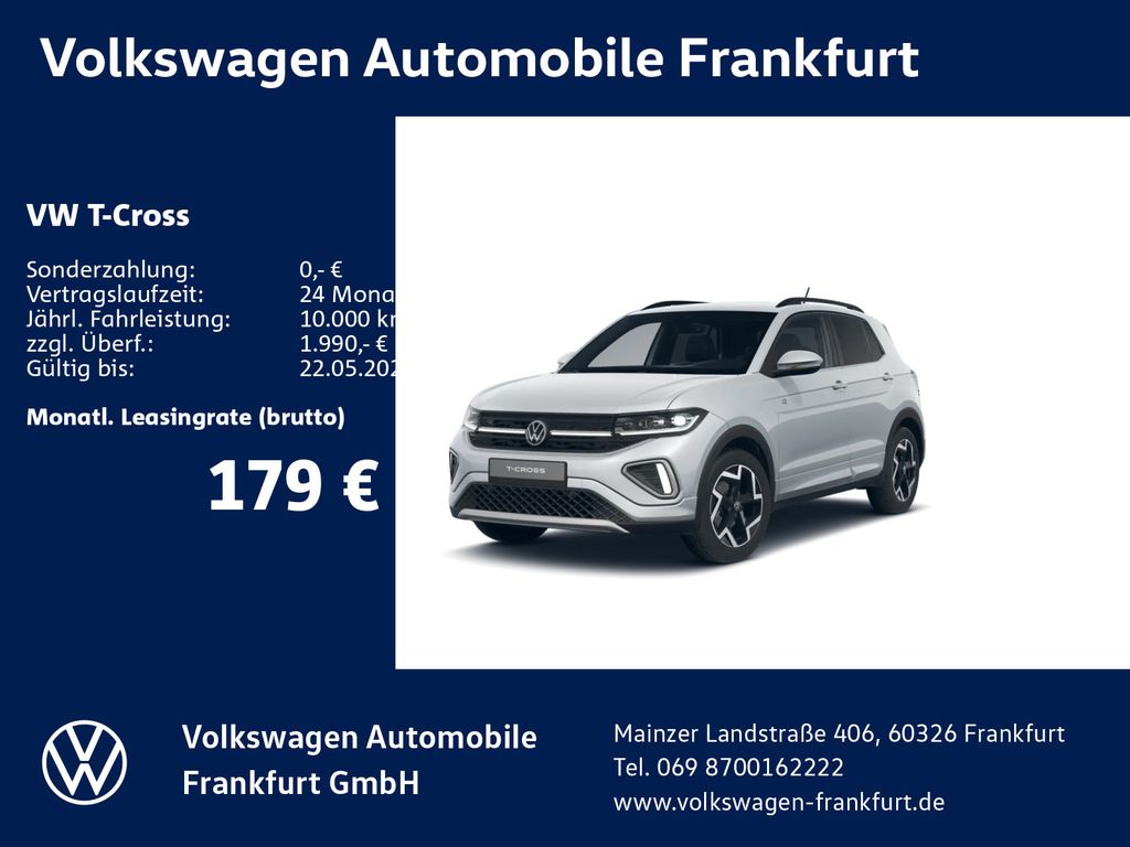 Volkswagen T-Cross R-Line 1.0 l TSI OPF 85 kW (116 PS) 6-Ga
