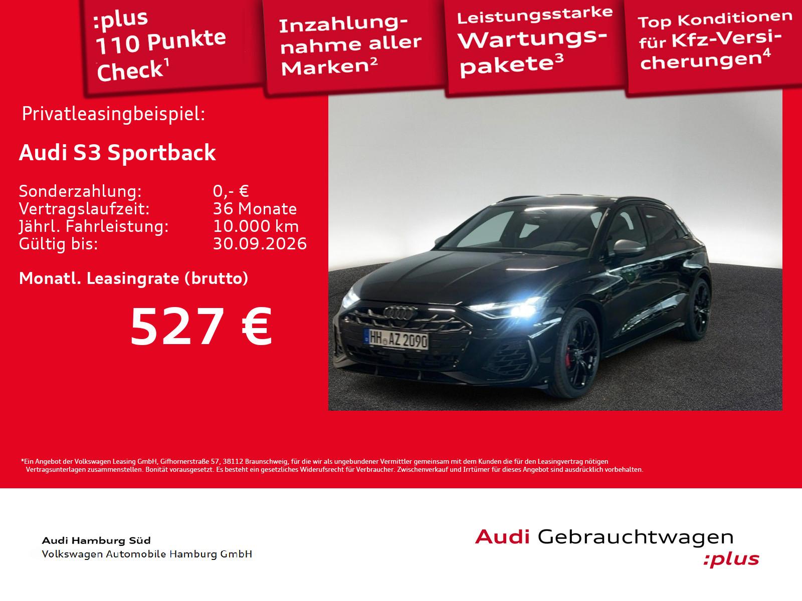 Audi S3 Sportback TFSI S tronic S LINE/NAV/KAMERA/ACC
