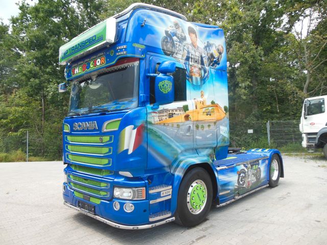 Scania R520, V8, ROSSI, LEDER, TOP!!!