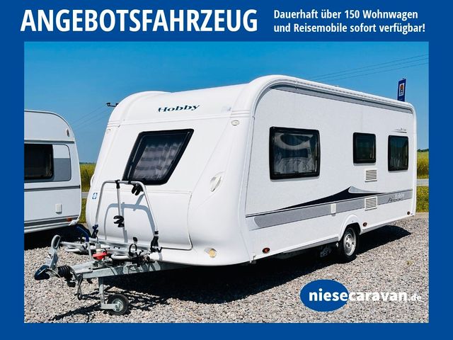 Hobby DE LUXE 540 UL EINZELBETTEN MOVER FAHRRADTRÄGER