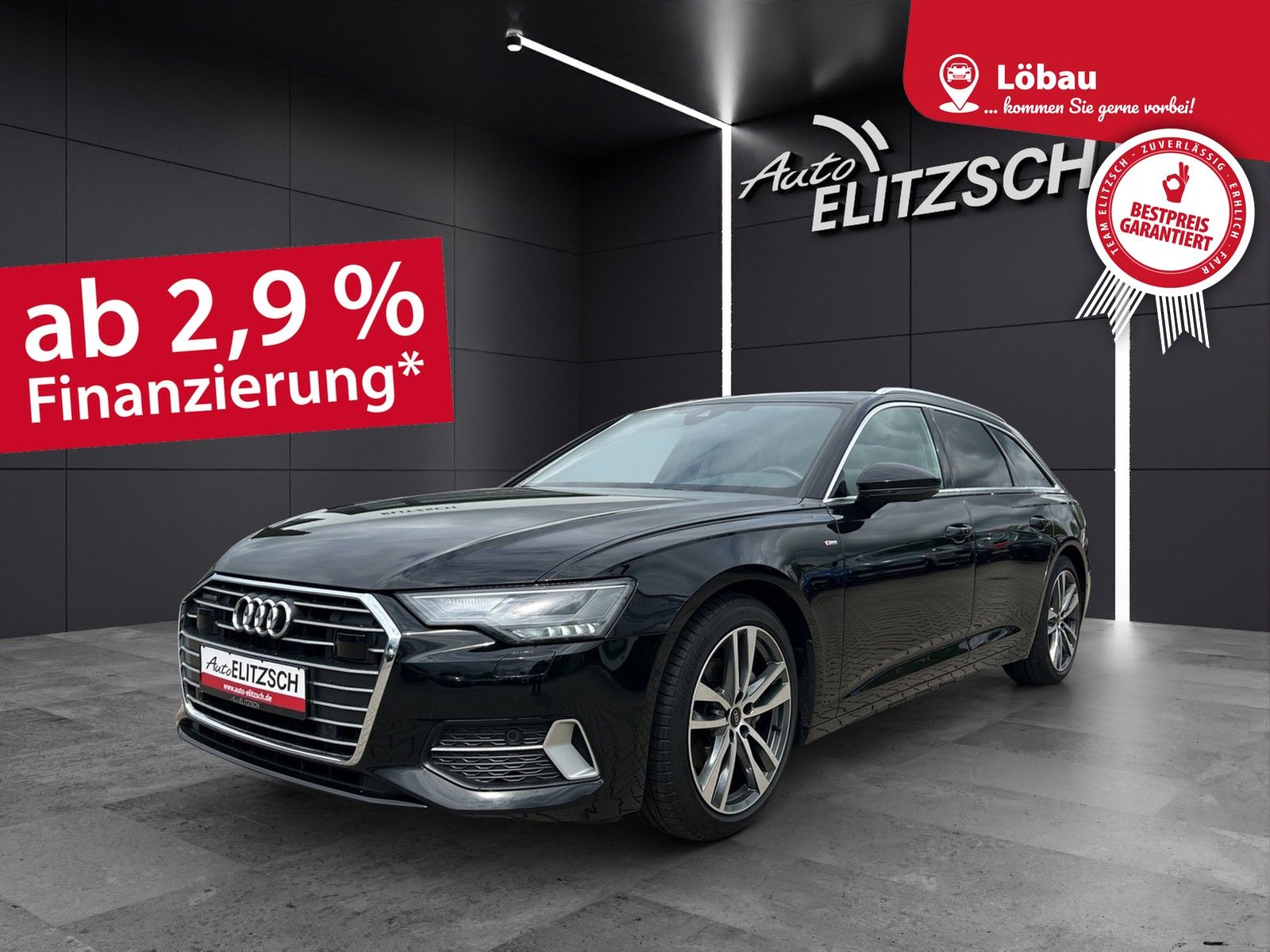 Fahrzeugabbildung Audi A6 Avant 40 TDI quattro sport LED AHK ACC RFK NA