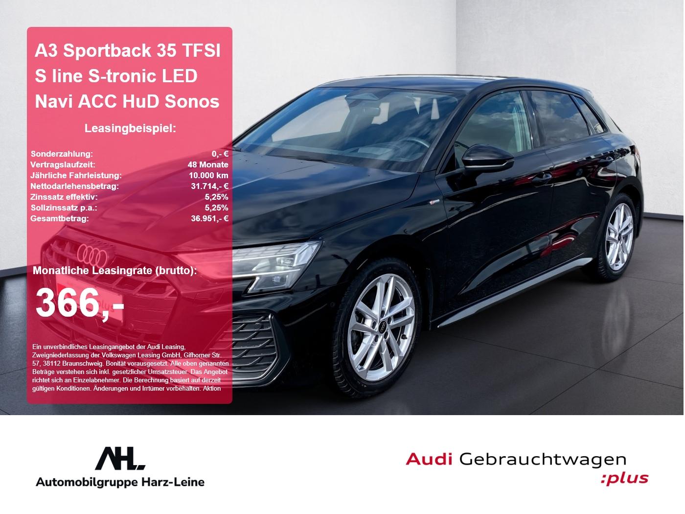 Audi A3 Sportback 35 TFSI S line S-tronic LED Navi AC