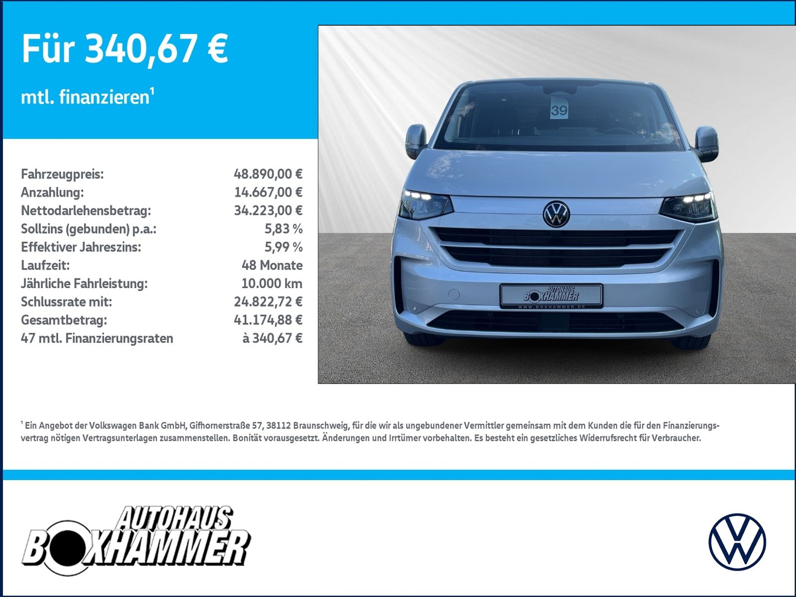 Volkswagen T7 Transporter 2,0 TDI Automatik Kombi 9 SITZE foto 3