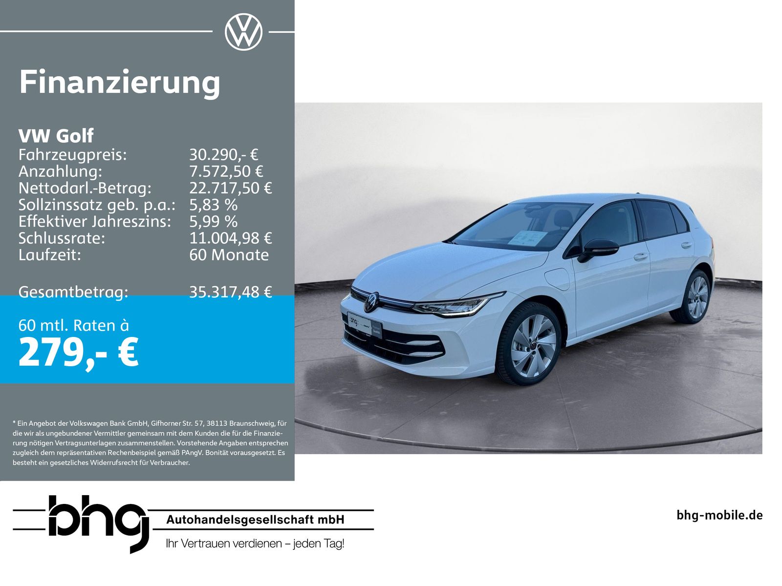 Volkswagen Golf 1.5 TSI eHybrid ENERGY ACC KAMERA SHZ AHK