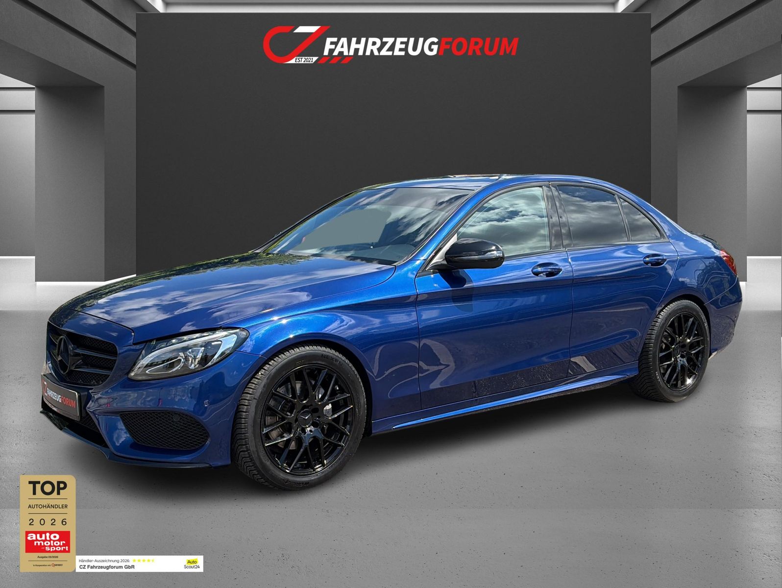 MERCEDES-BENZ C 180 AMG Line Interieur*Burmester*Sportfahrwerk