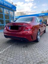 Mercedes-Benz  AMG Interieur/Exterieur, Voll-LED, Serv+TÜV Neu - rote Mercedes-Benz C 180