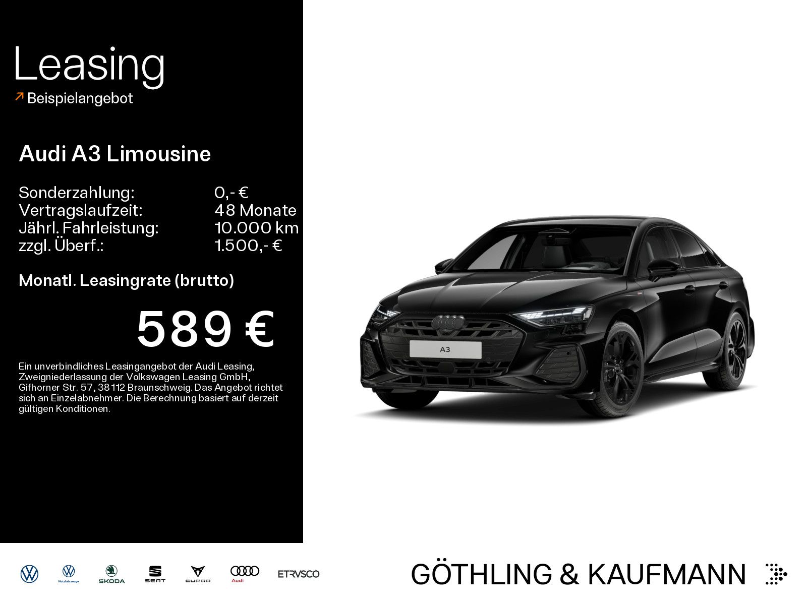 Audi A3 Limousine S line TFSI quattro 150 kW S tronic