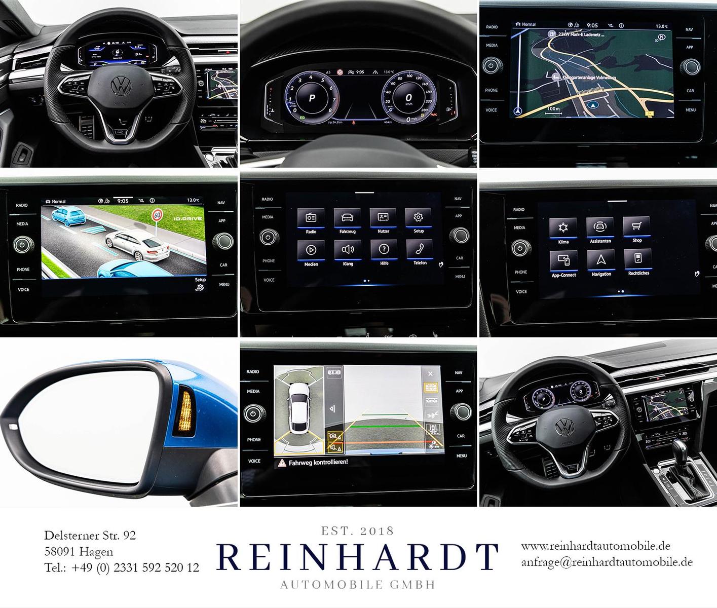 Volkswagen Arteon LIMOUSINE 2.0TSi R LINE 4M ACC/PANO/360°, миниатюра 21