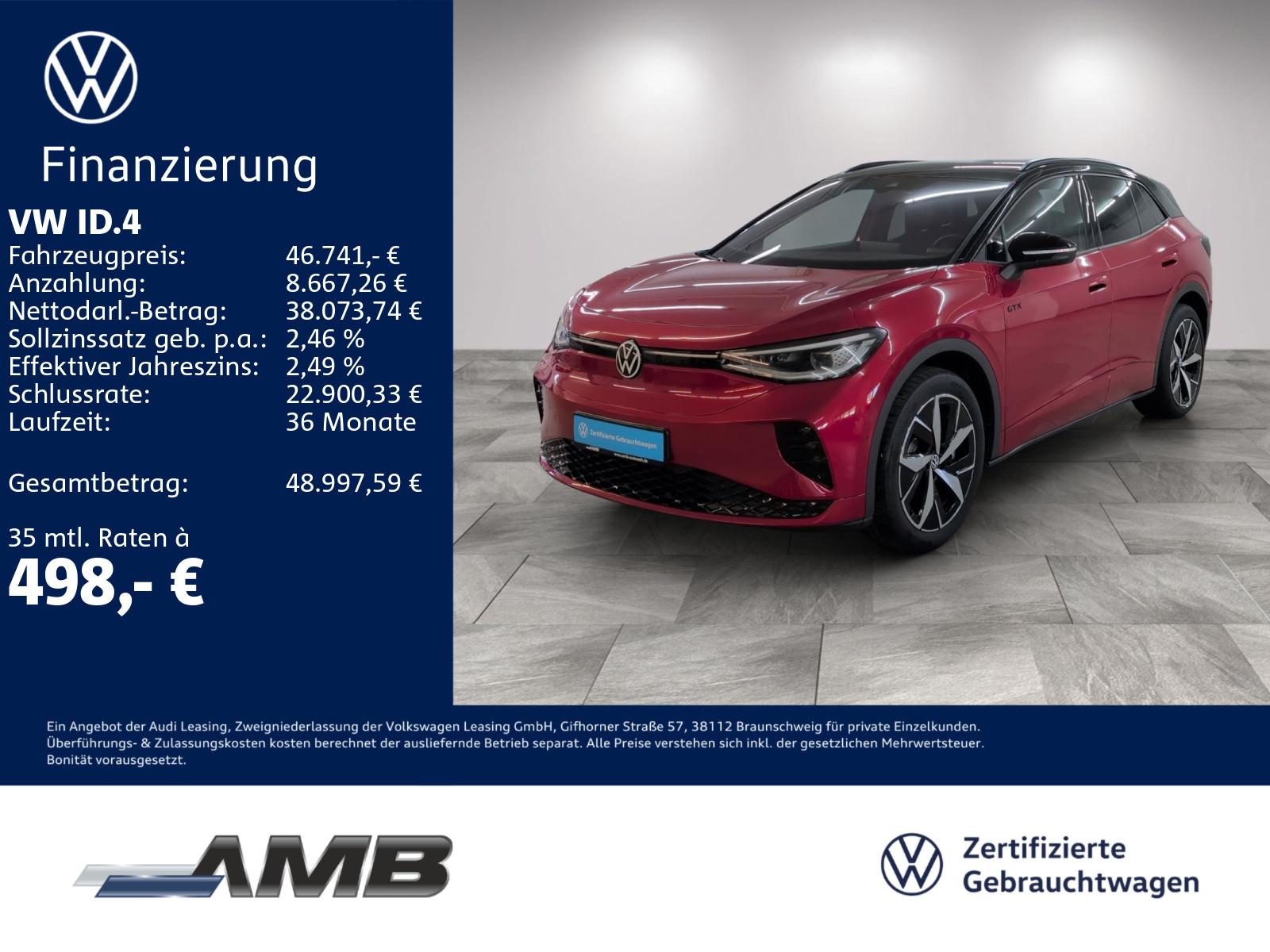 Volkswagen ID.4 GTX 84kWh/AHK/Matrix/Wärmepumpe/01.31Garant