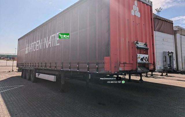 Krone SD 27 curtainsider | Saf disc | good tires.