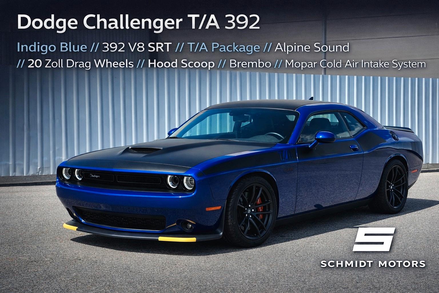 Dodge 6.4 V8 T/A 392 SCAT PACK SRT Indigo Blue