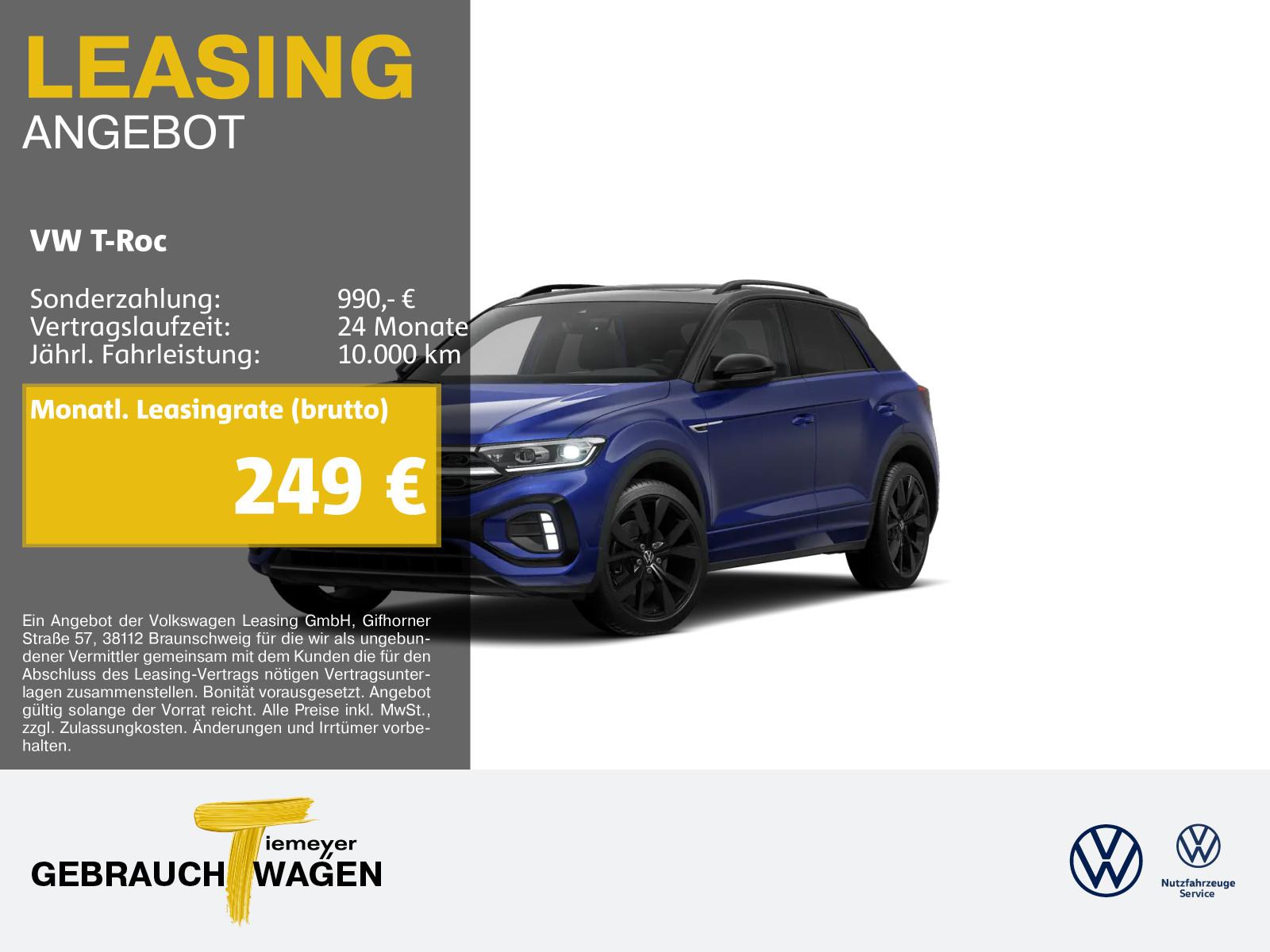 Volkswagen T-Roc 2.0 TSI DSG 4M R-LINE BLACK PANO LM19 ST.H