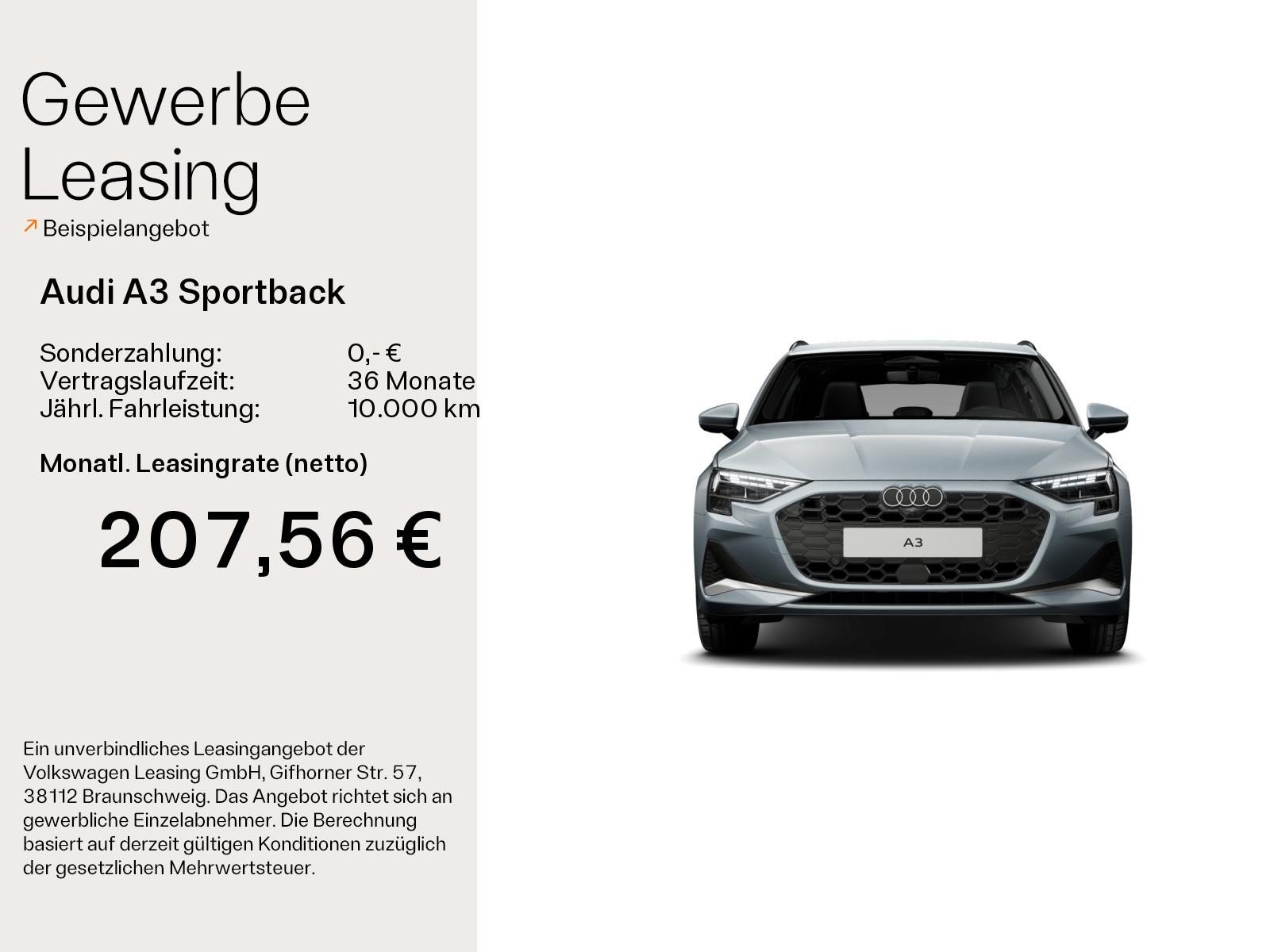 Audi A3 Sportback TDI 85kW Business+*LED*AHK*360°, миниатюра 2